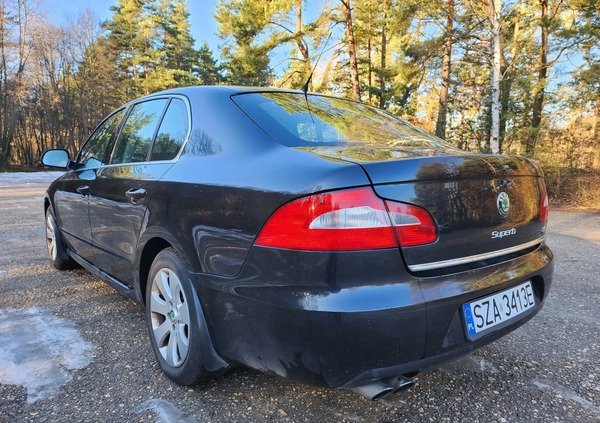Skoda Superb cena 24900 przebieg: 249000, rok produkcji 2009 z Zawiercie małe 22